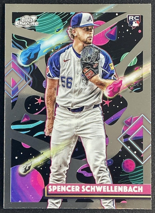 SPENCER SCHWELLENBACH 2025 TOPPS COSMIC CHROME #157 RC BRAVES