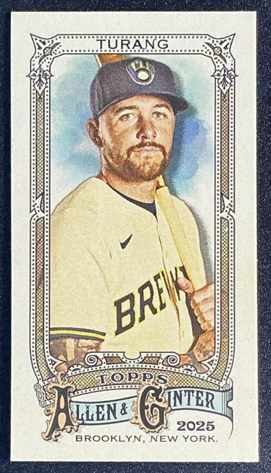 BRICE TURANG 2025 TOPPS ALLEN & GINTER #222 MINI BREWERS