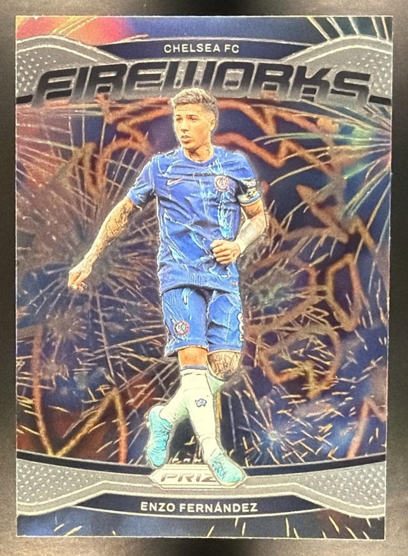 ENZO FERNANDEZ 2024-25 PANINI PRIZM PREMIER LEAGUE #6 FIREWORKS CHELSEA