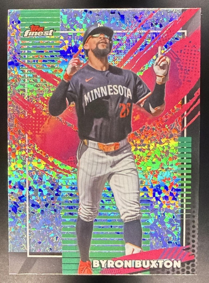 BYRON BUXTON 2026 TOPPS FINEST #225 RARE MINI-DIAMOND REFRACTOR TWINS