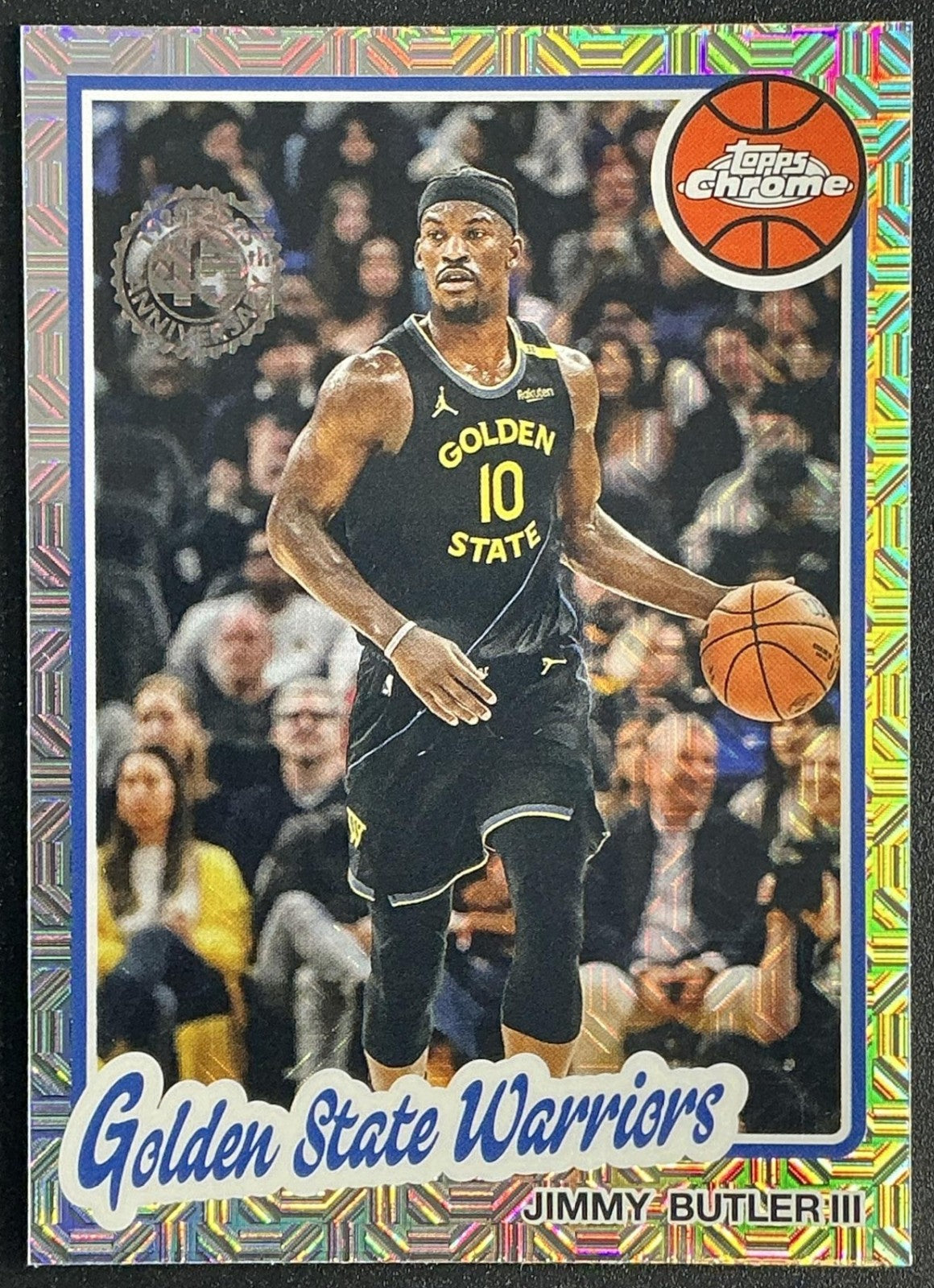 JIMMY BUTLER III 2025-26 TOPPS #TC-JBU 1980-81 CHROME MOJO REFRACTOR WARRIORS