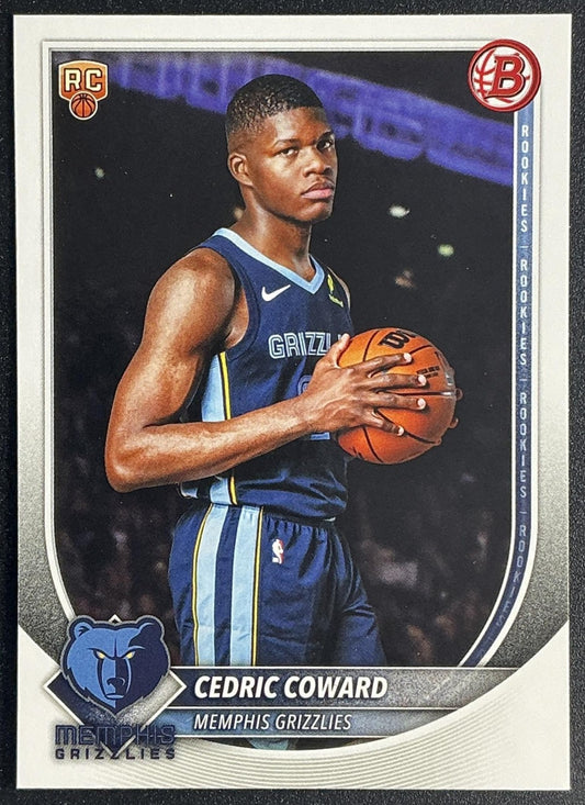CEDRIC COWARD 2025-26 BOWMAN #11 RC GRIZZLIES