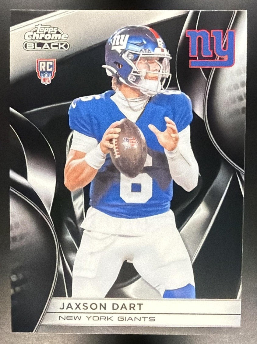 JAXSON DART 2025 TOPPS CHROME BLACK #136 RC GIANTS