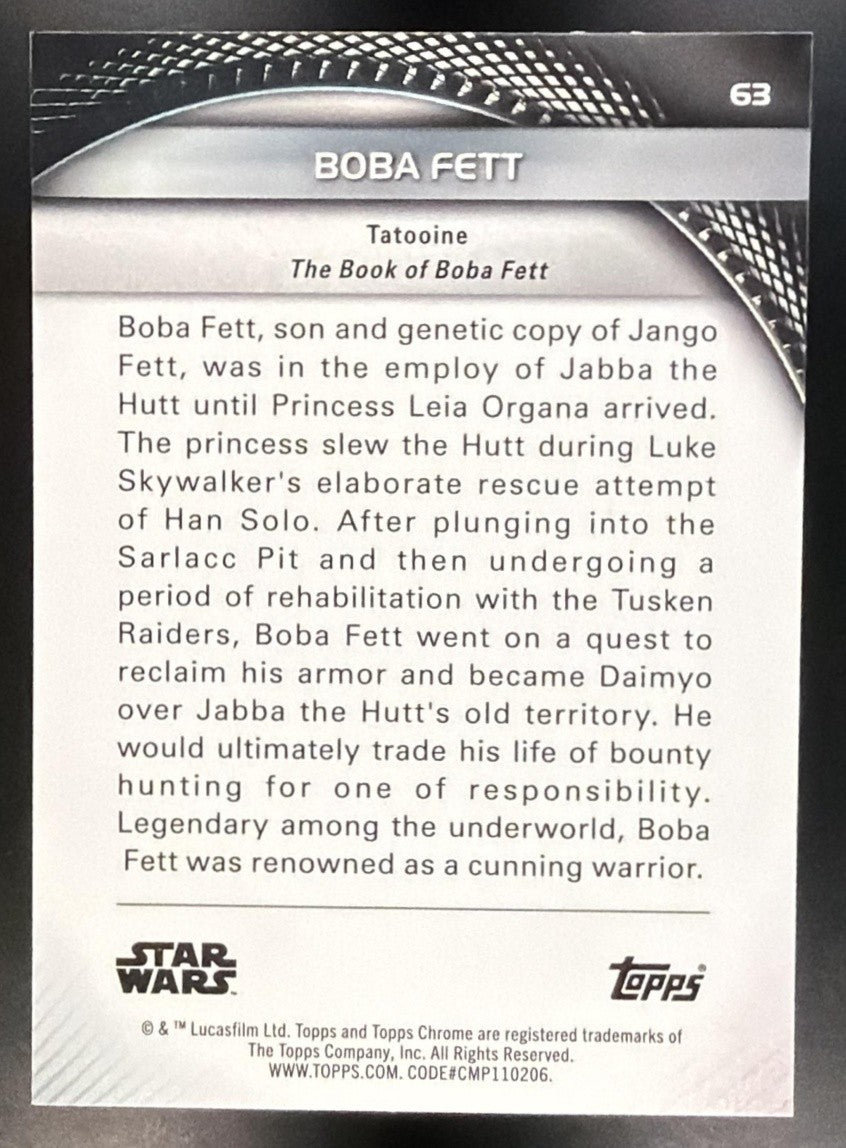 BOBA FETT 2025 TOPPS STAR WARS HYPERSPACE #63