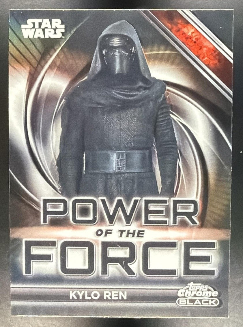 KYLO REN 2025 TOPPS STAR WARS SMUGGLERS OUTPOST #POF-4 POWER OF THE FORCE