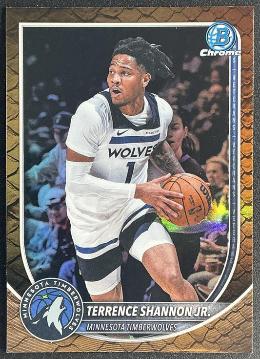 2025 Bowman Terrence Shannon Jr. #BCV-105 Chrome Reptilian Refractor