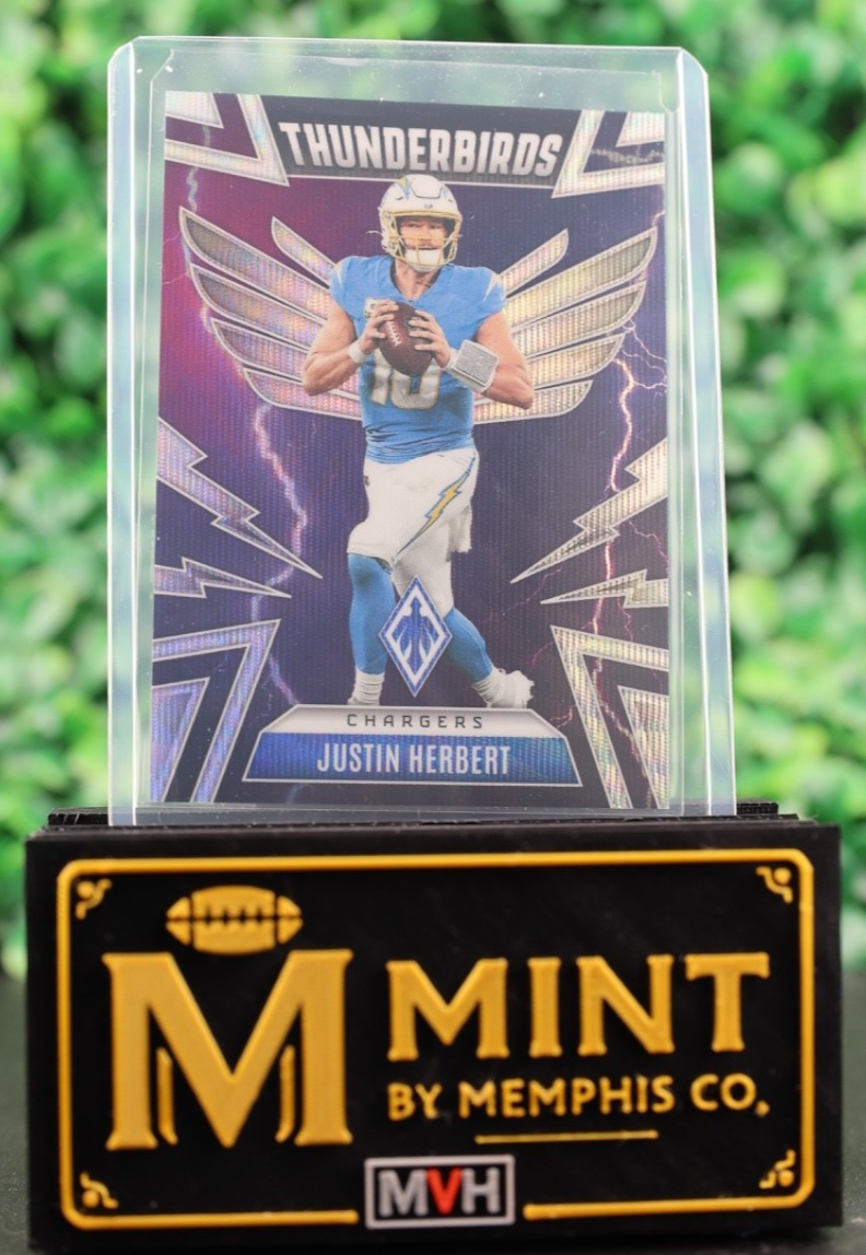 JUSTIN HERBERT  2025 PANINI PHOENIX - THUNDERBIRDS #29 CHARGERS