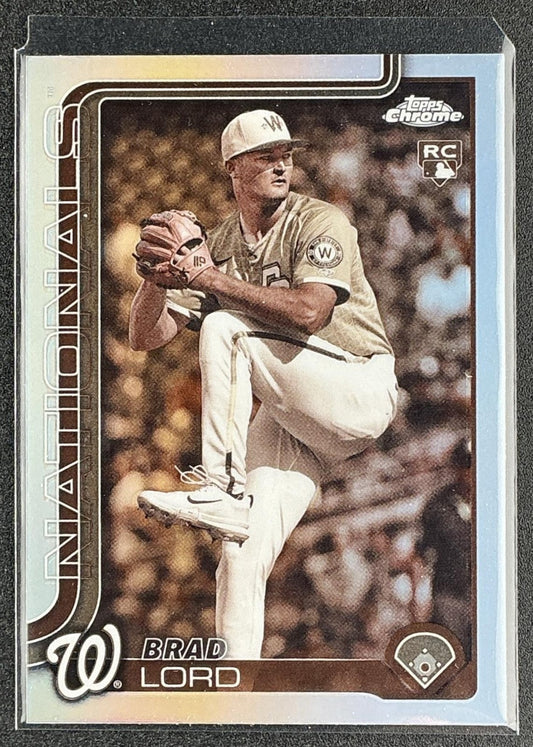 BRAD LORD 2025 TOPPS CHROME UPDATE #USC77 SEPIA REFRACTOR RC NATIONALS