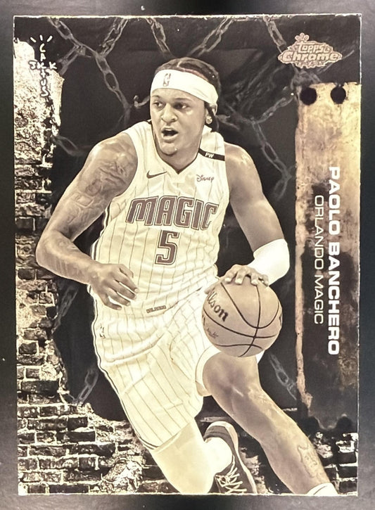 PAOLO BANCHERO 2025-26 TOPPS CHROME X CACTUS JACK #27 MAGIC