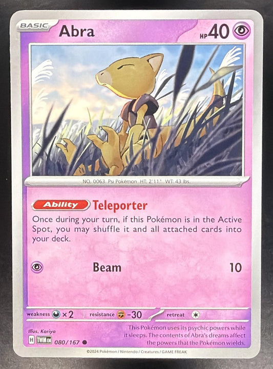 ABRA 2024 POKEMON TWILIGHT MASQUERADE #080/167