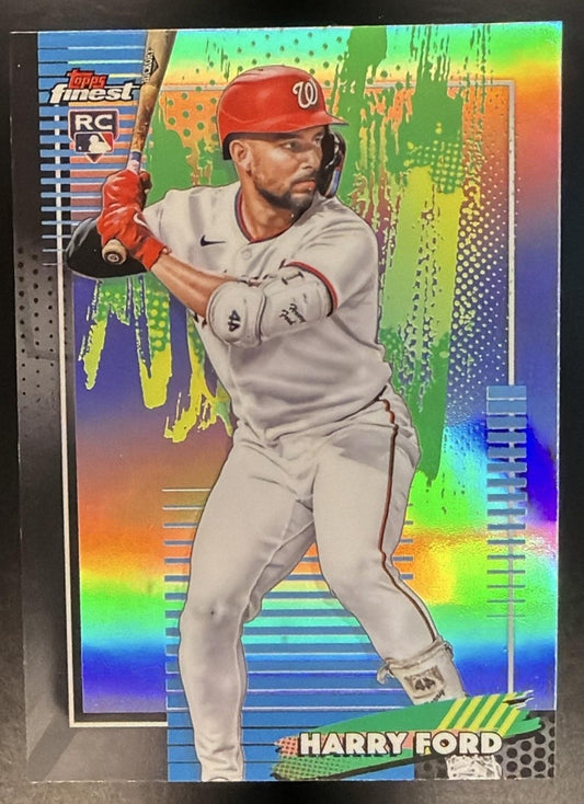 HARRY FORD 2026 TOPPS FINEST #93 REFRACTOR RC NATIONALS