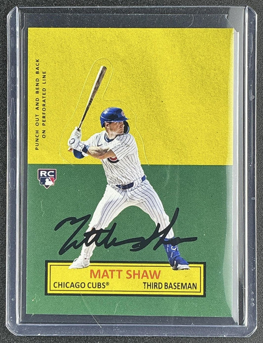 MATT SHAW 2025 TOPPS ARCHIVES #64SU-20 1964 STAND UPS RC CUBS