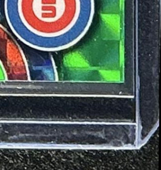 2025 Topps Chrome Update Moises Ballesteros Green Geometric Refractor /99 RC