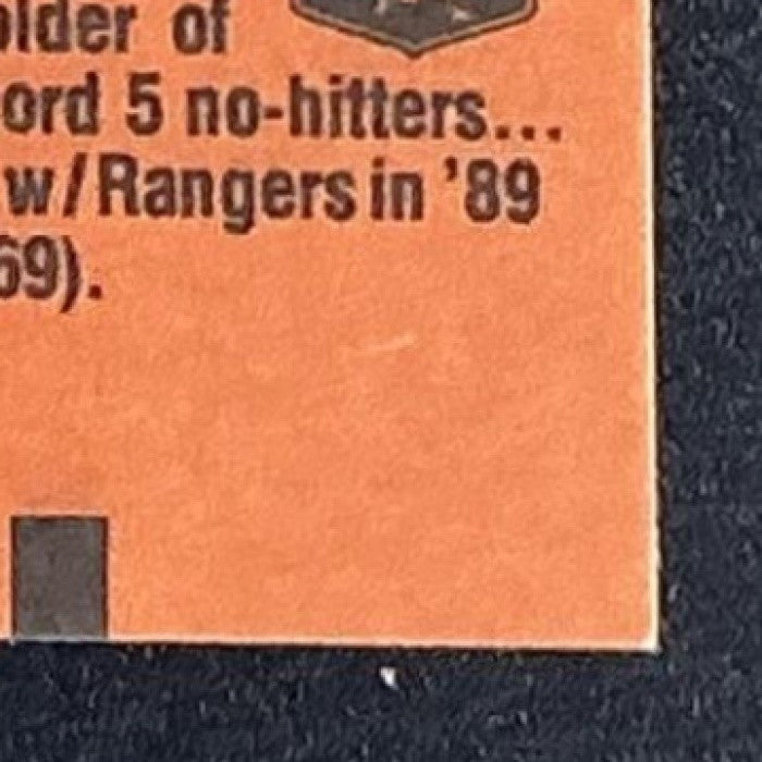 NOLAN RYAN 1990 DONRUSS #665 RANGERS