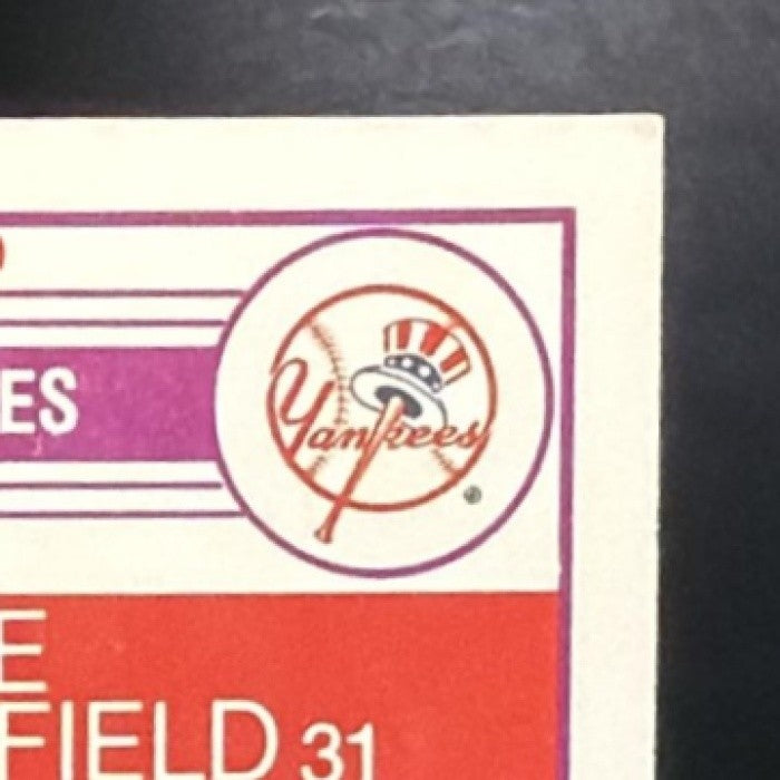 DAVE WINFIELD 1988 SCORE #55 YANKEES
