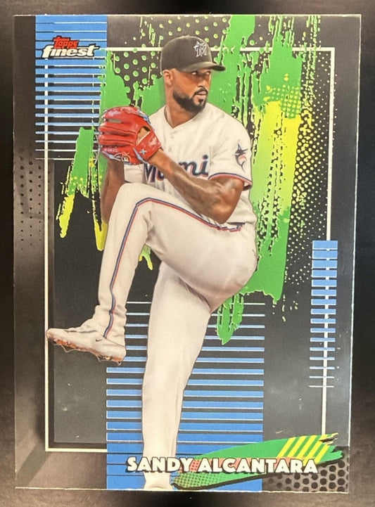 SANDY ALCANTARA 2026 TOPPS FINEST #81 MARLINS