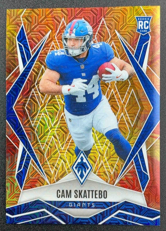 CAM SKATTEBO 2025 PANINI PHOENIX #168 FIRE BURST 23/350 RC GIANTS