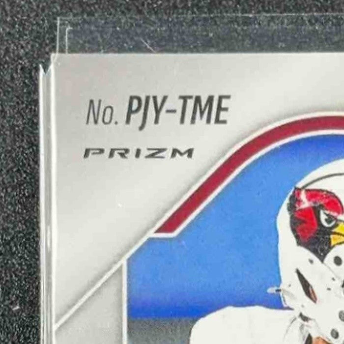 2025 Panini Prizm Trey McBride #PJY-TME Premier Jerseys Neon Green Pulsar MEM