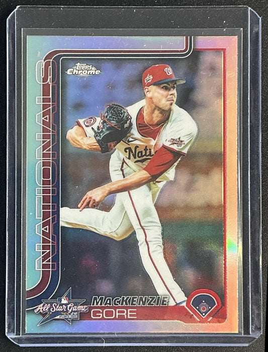 MACKENZIE GORE 2025 TOPPS CHROME UPDATE #ASGC-23 ALL-STAR GAME NATIONALS