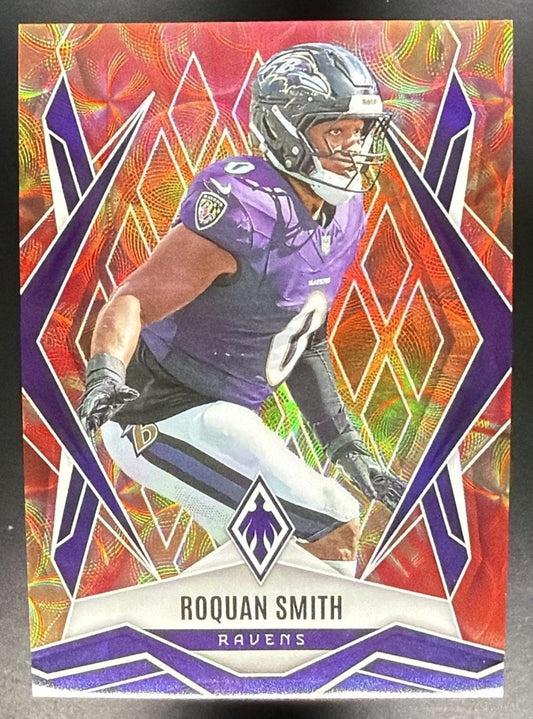 ROQUAN SMITH 2025 PANINI PHOENIX FACTORY SET #96 FIREBURST /350 RAVENS