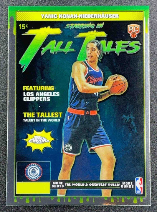YANIC KONAN-NIEDERHAUSER 2025-26 TOPPS CHROME #TT-22 TALL TALES RC CLIPPERS