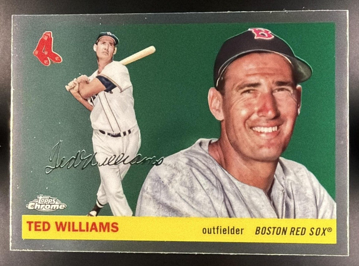 TED WILLIAMS 2025 TOPPS CHROME PLATINUM ANNIVERSARY #351 RED SOX