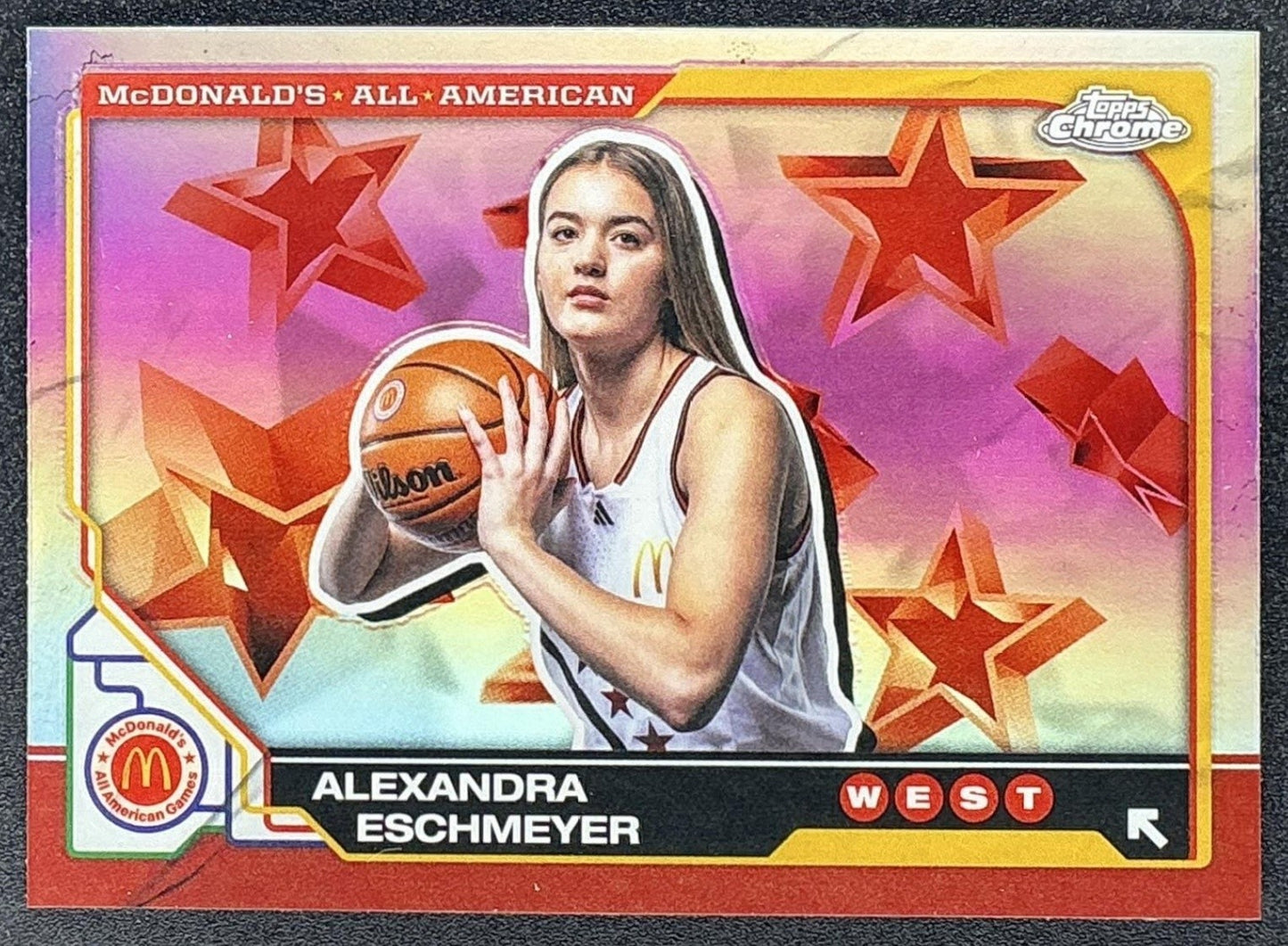 ALEXANDRA ESCHMEYER 2025 TOPPS CHROME MCDONALD'S ALL-AMERICAN #68 REFRACTOR