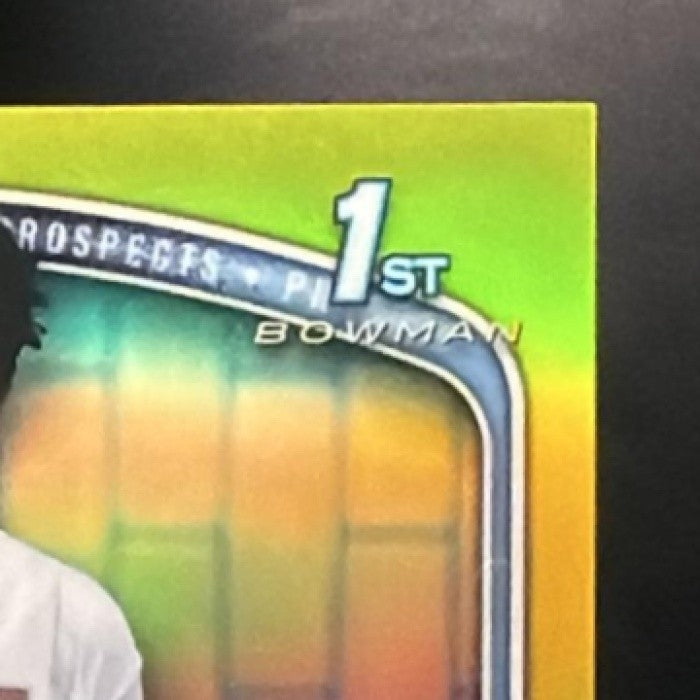 2025 Bowman Derek Dixon #CPA-DD Chrome Auto Yellow Refractor /75 1st Prospect