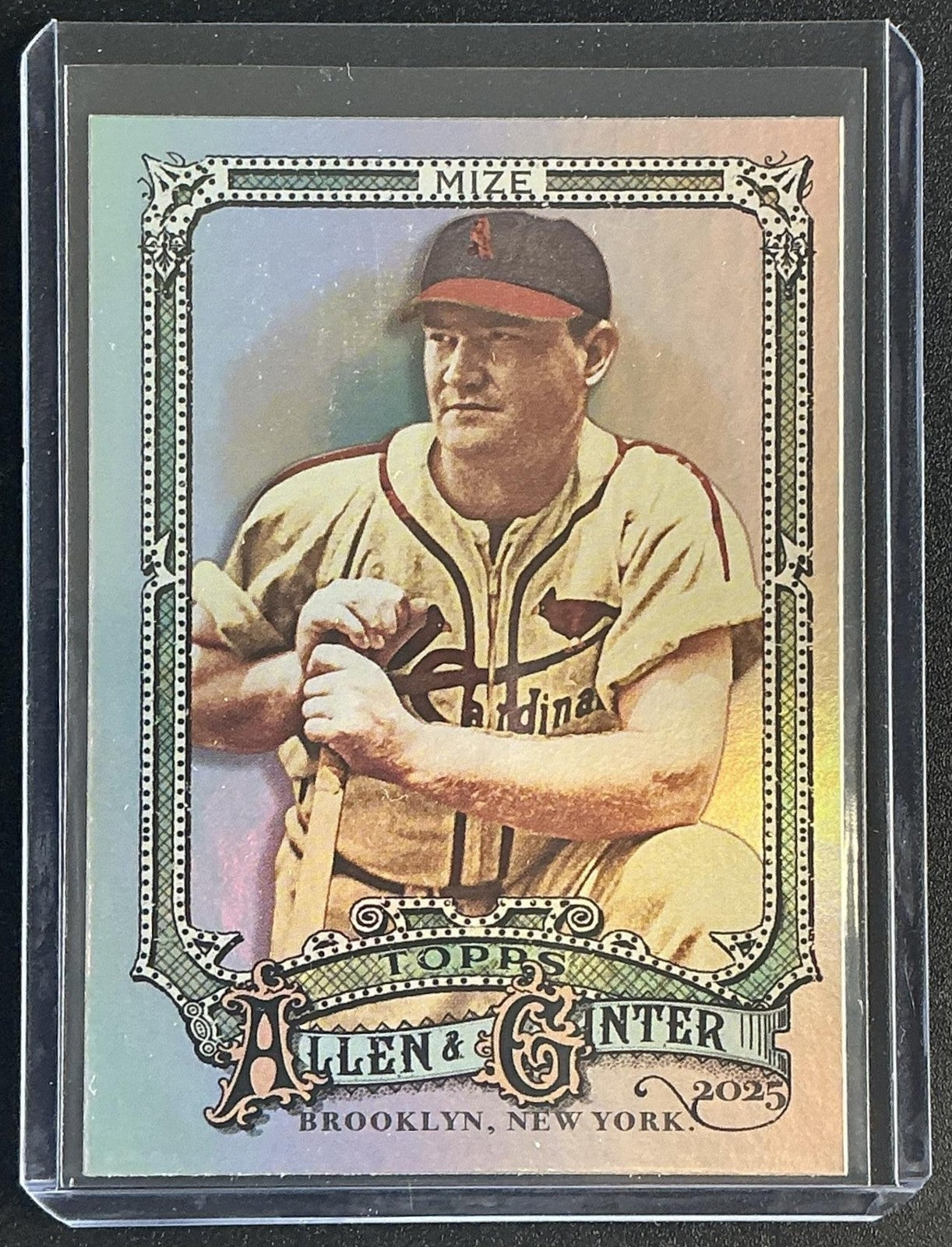 JOHNNY MIZE 2025 TOPPS ALLEN & GINTER #344 SHORT PRINT SP CARDINALS