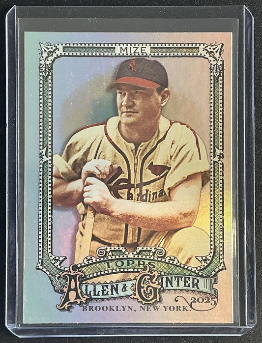 JOHNNY MIZE 2025 TOPPS ALLEN & GINTER #344 SHORT PRINT SP CARDINALS