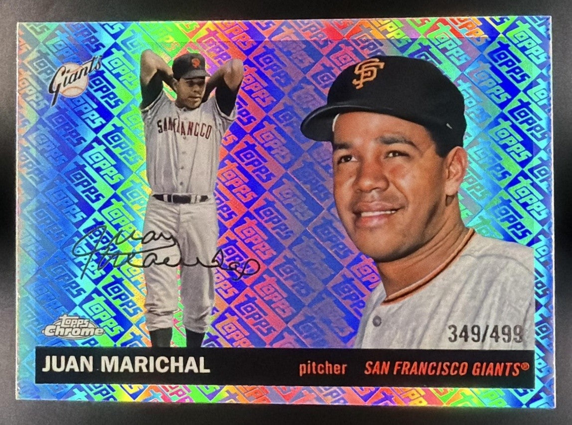 2025 Topps Chrome Platinum Anniversary Juan Marichal #208 Refractor /499