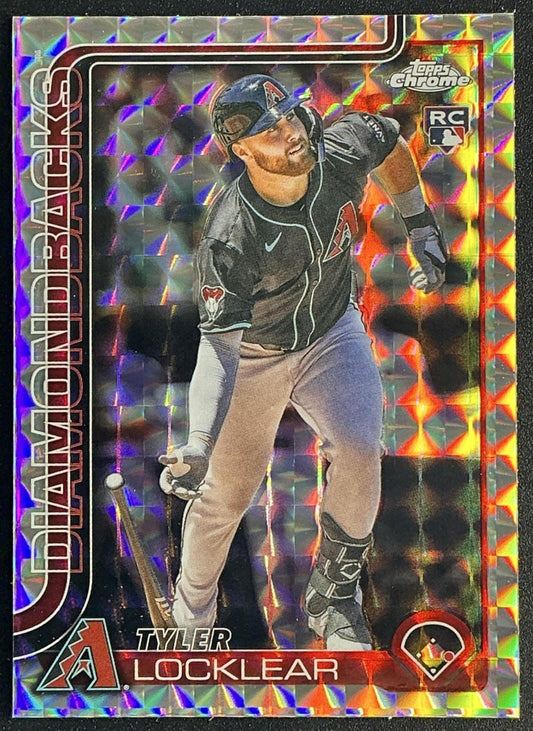 2025 Topps Chrome Update Tyler Locklear #USC80 Geometric Refractor RC
