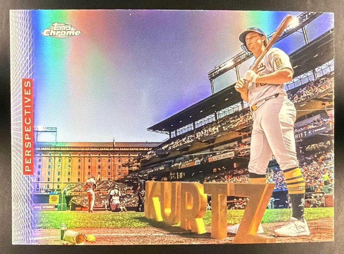 NICK KURTZ 2026 TOPPS CHROME #P-3 PERSPECTIVES ATHLETICS