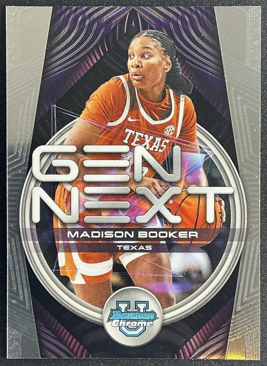 MADISON BOOKER 2025-26 BOWMAN #GN-20 GEN NEXT CHROME LONGHORNS