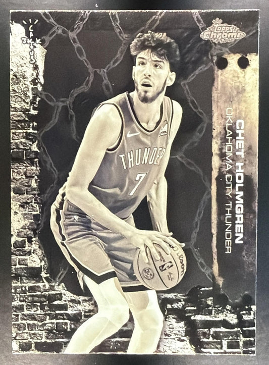 CHET HOLMGREN 2025-26 TOPPS CHROME X CACTUS JACK #37 THUNDER