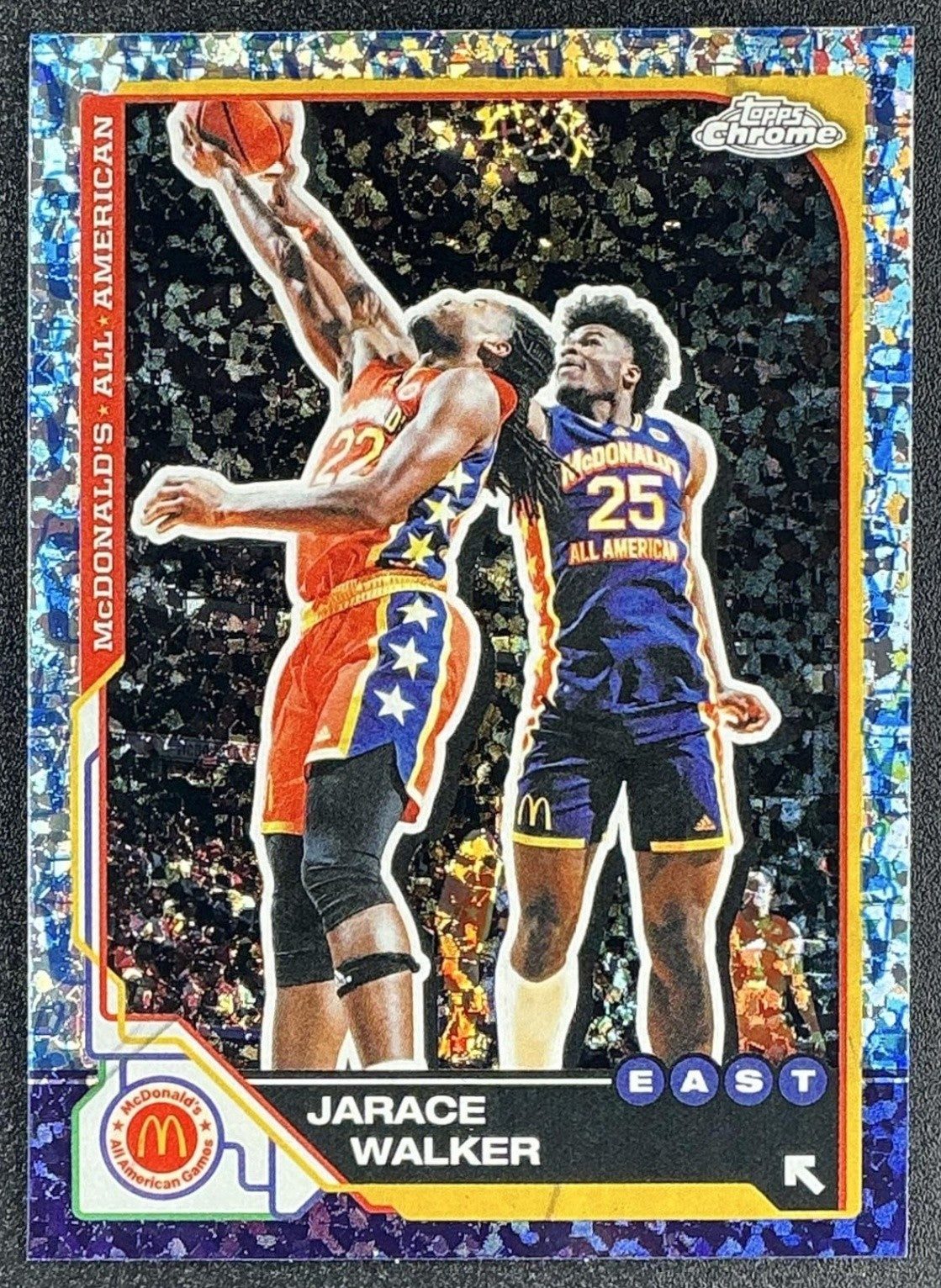 JARACE WALKER 2025 TOPPS CHROME MCDONALD'S ALL-AMERICAN #89 MCFLURRY REFRACTOR
