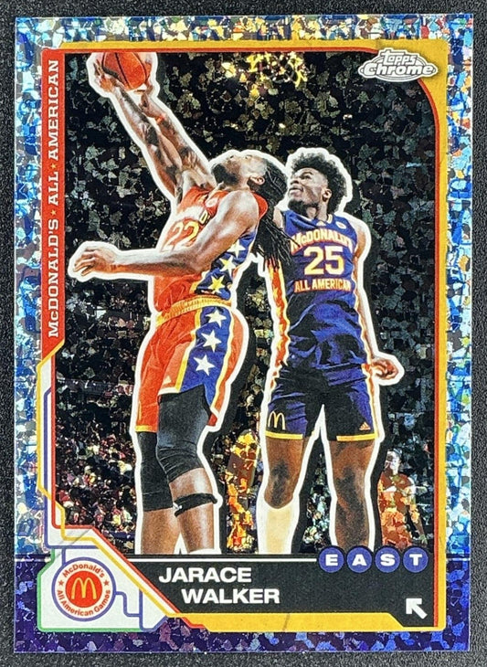 JARACE WALKER 2025 TOPPS CHROME MCDONALD'S ALL-AMERICAN #89 MCFLURRY REFRACTOR