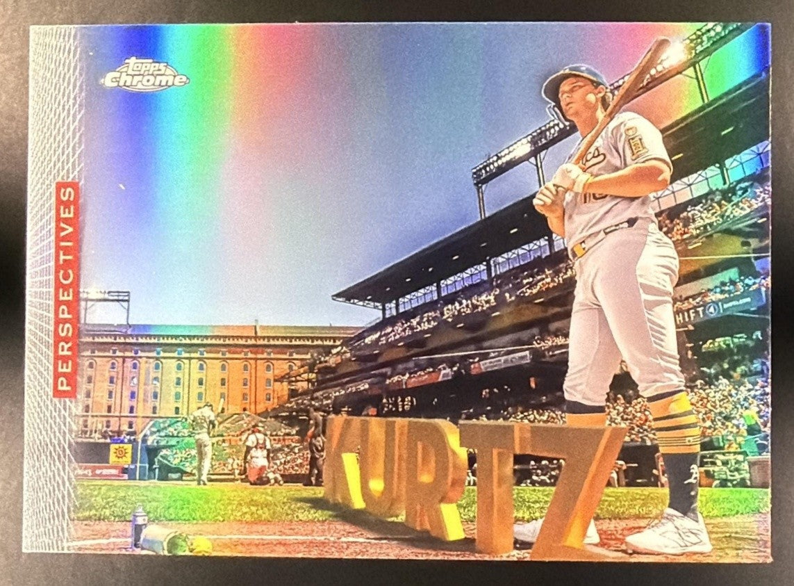 NICK KURTZ 2026 TOPPS CHROME #P-3 PERSPECTIVES ATHLETICS