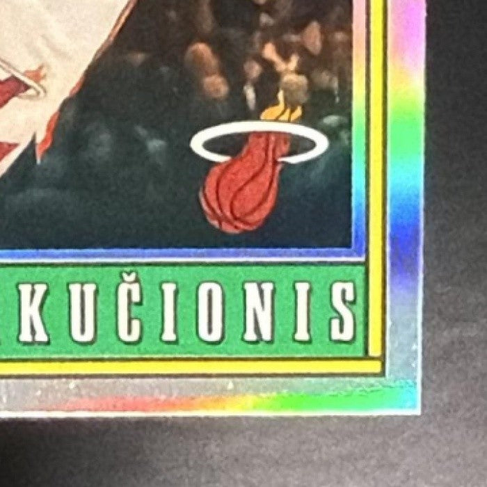 KASPARAS JAKUCIONIS 2025-26 BOWMAN #RY-12 ROY FAVORITES CHROME REFRACTOR RC HEAT