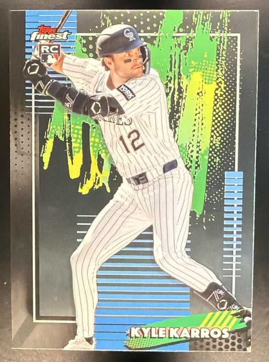 KYLE KARROS 2026 TOPPS FINEST #87 RC ROCKIES