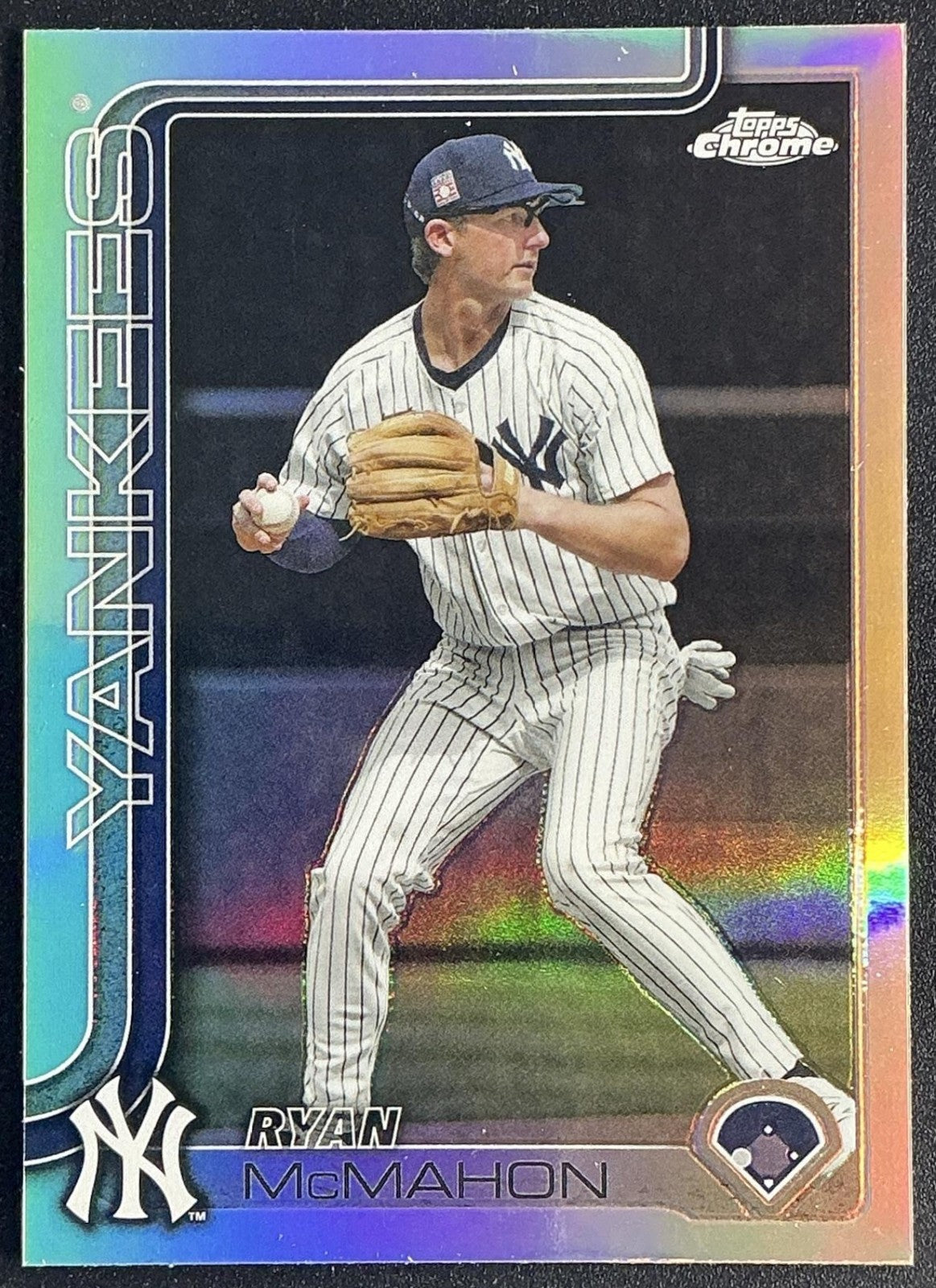 RYAN MCMAHON 2025 TOPPS CHROME UPDATE #USC66 REFRACTOR YANKEES