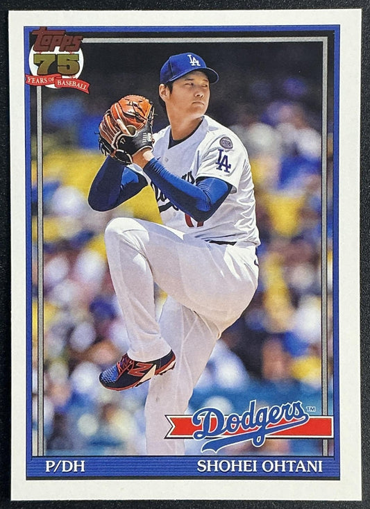 SHOHEI OHTANI 2026 TOPPS SERIES 1 #T91-100 1991 DODGERS