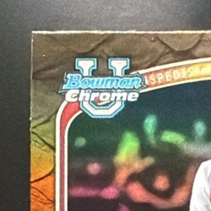 KARA DUNN 2025-26 BOWMAN #BCP-71 CHROME REPTILIAN REFRACTOR 1ST PROSPECT TROJANS