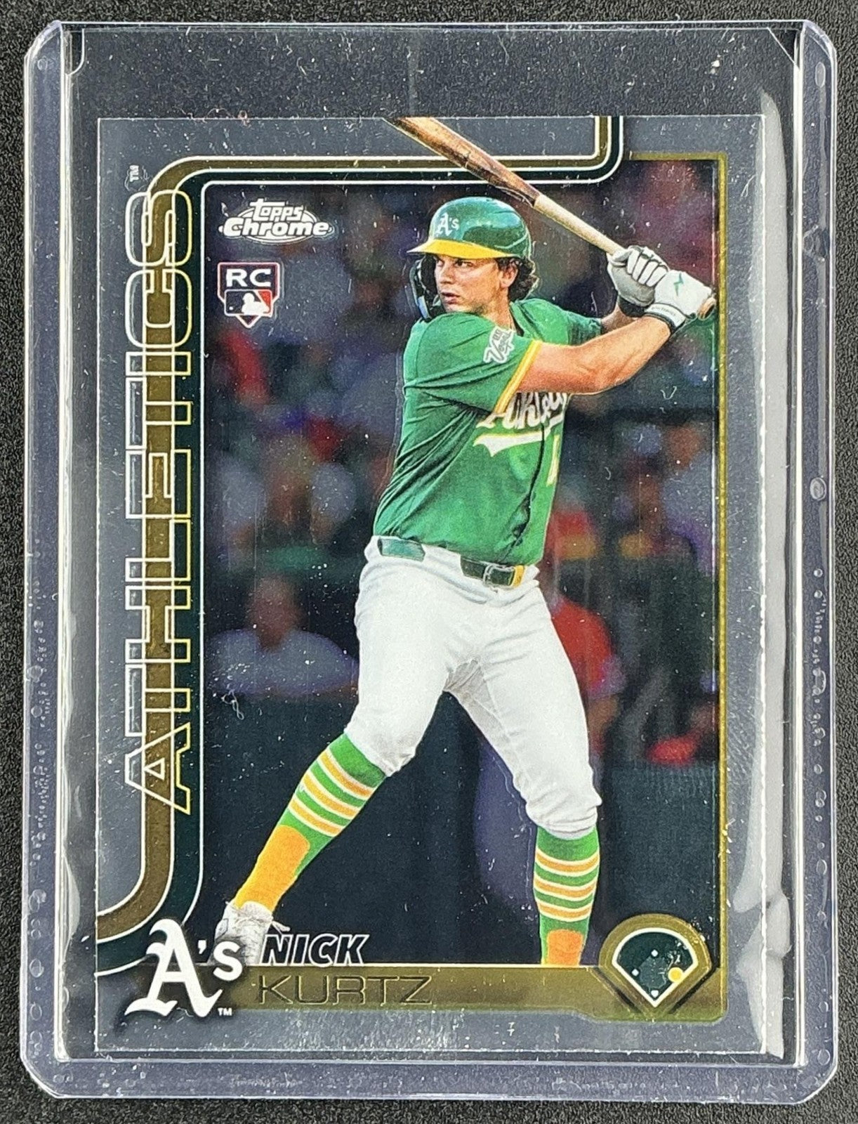 NICK KURTZ 2025 TOPPS CHROME UPDATE #USC178 RC ATHLETICS