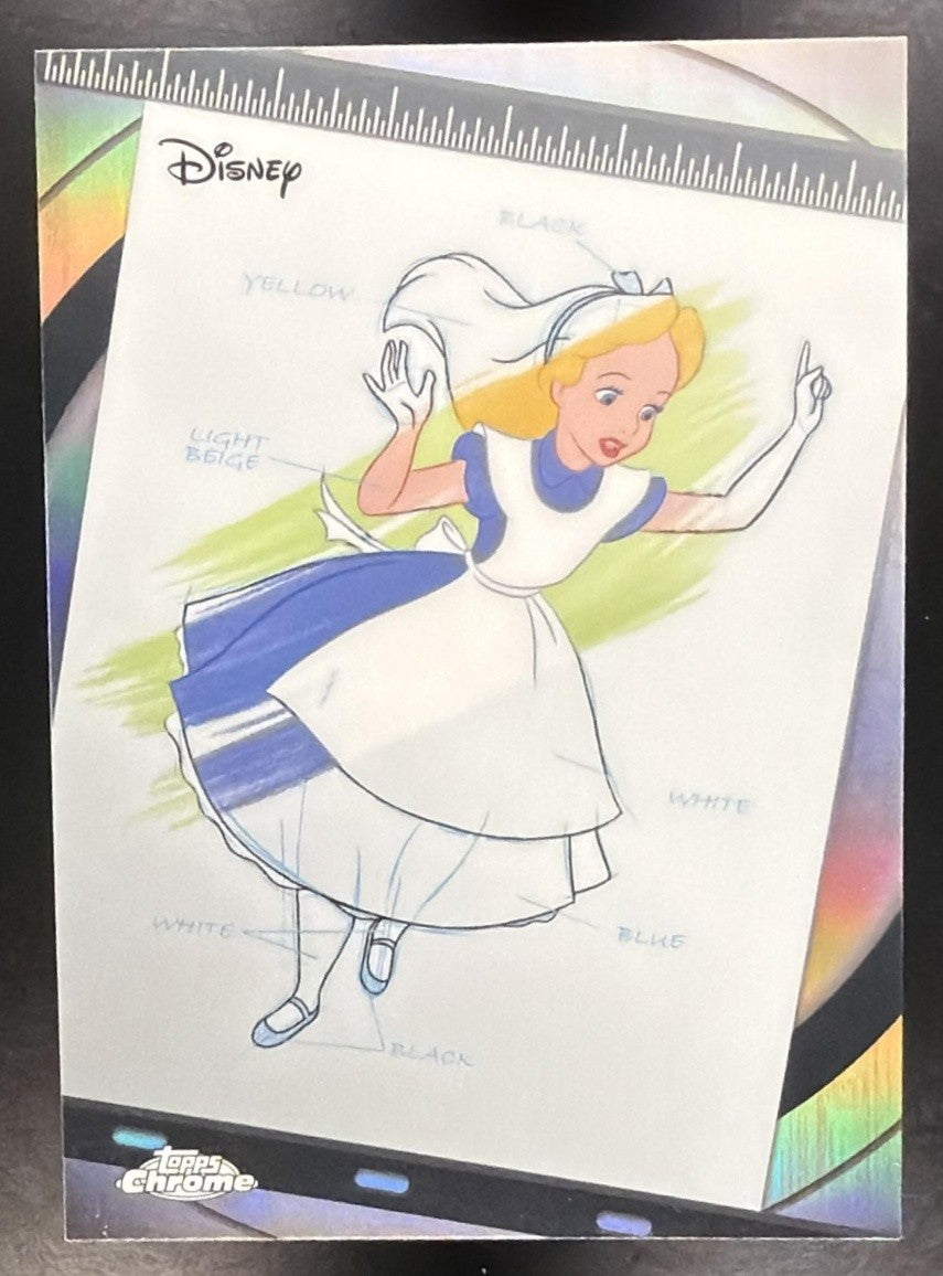 ALICE 2026 TOPPS CHROME DISNEY #I&P-8 INK & PAINT IN WONDERLAND