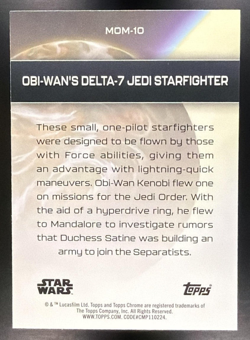 2025 Topps Star Wars Hyperspace Obi-Wan's Jedi Starfighter Moon of Mandalore