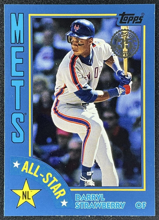 DARRYL STRAWBERRY 2019 TOPPS #84AS-DS 1984 BASEBALL ALL-STARS BLUE METS