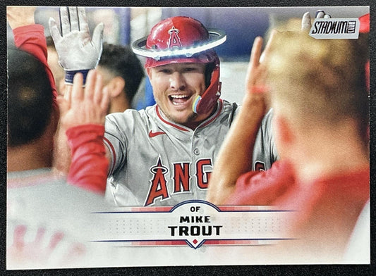 MIKE TROUT 2025 TOPPS STADIUM CLUB #32 ANGELS