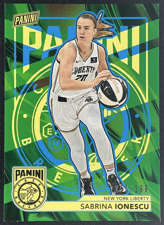 SABRINA IONESCU 2025 PANINI NSCC CASE BREAKER #CB34/199 LIBERTY