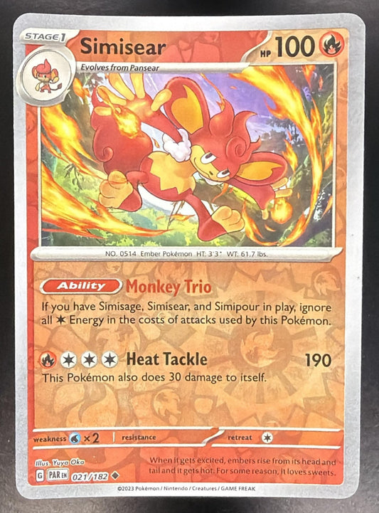 SIMISEAR 2023 POKEMON SV PARADOX RIFT #021/182